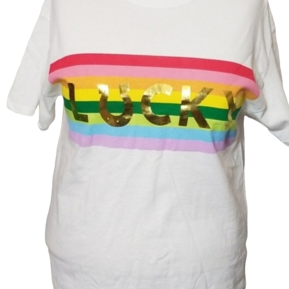 Lucky St. Patrick's Day Rainbow T & Sock Set